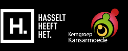 Logo Stad Hasselt, logo kerngroep kansarmoede 